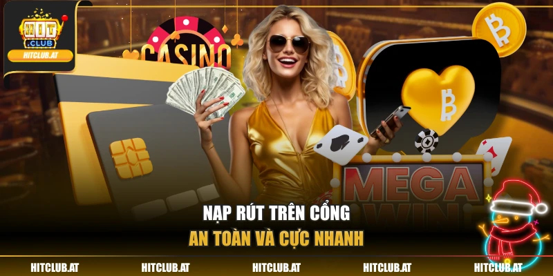 Nạp rút trên cổng an toàn và cực nhanh